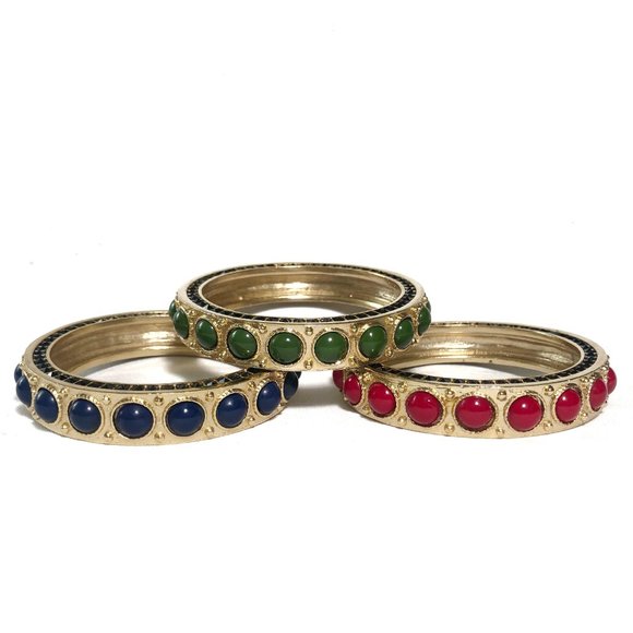 House of Harlow Cabochon Bangle in Red - Picture 9 of 9